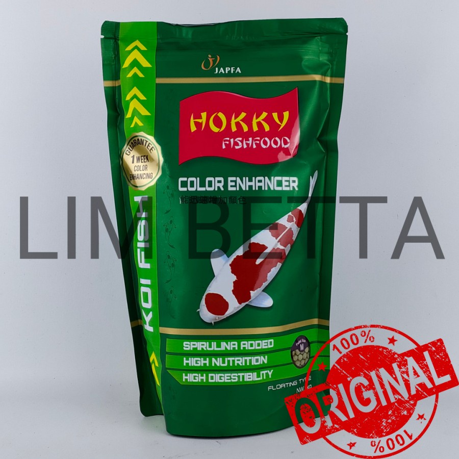 HOKKY COLOR ENHANCER 1 KG / HOKKY SPIRULINA / MAKANAN KOI - S