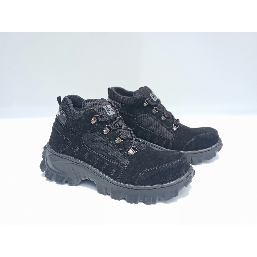 Sepatu Boots Pria Safety Ujung Besi