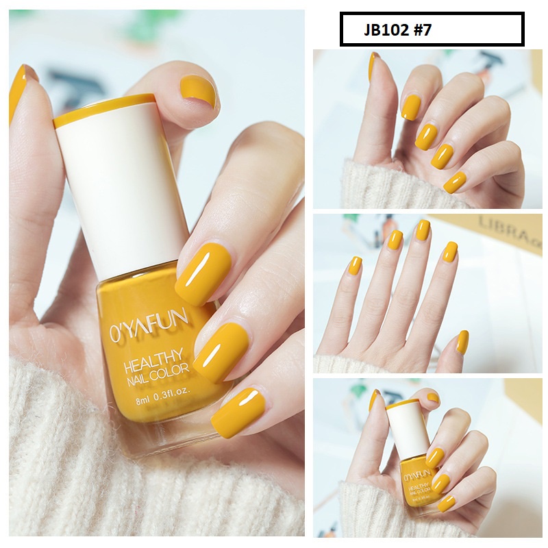 OYAFUN [ORIGINAL] BARU Peel Off kutek JB102 cat kuku halal muslimah Gel Nail polish O'yafun Kuteks