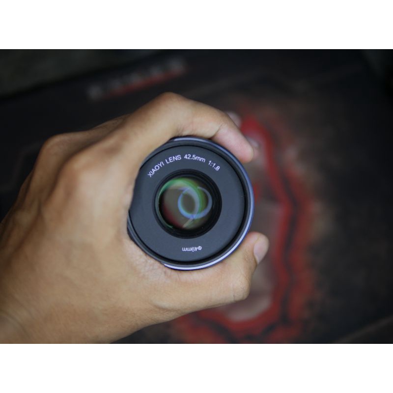 Lensa xiaoyi 42.5mm f1.8 for mft , m43 , m4/3 , lumix , Olympus mulus
