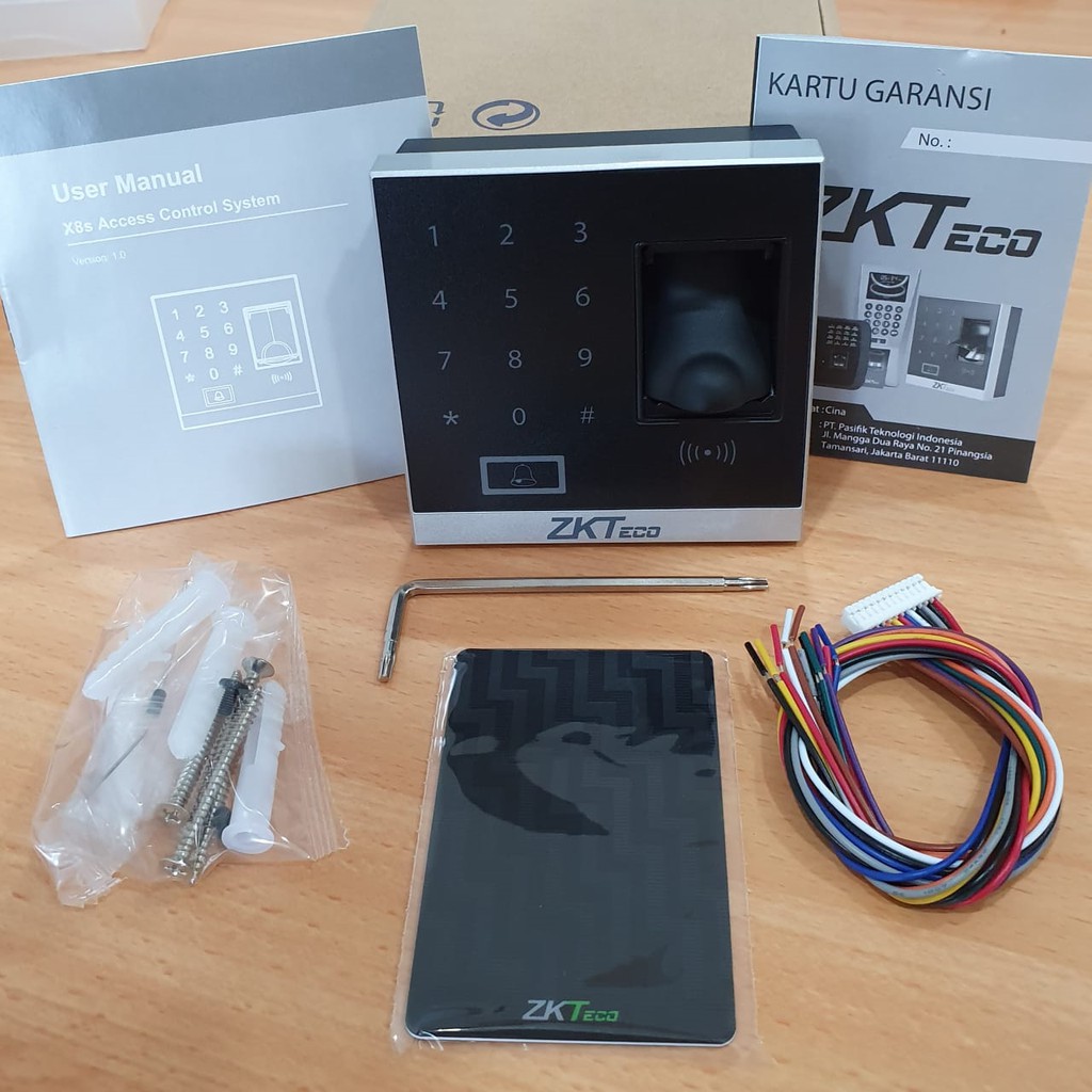 ZKTeco X8S Access Control Fingerprint Card PIN garansi resmi