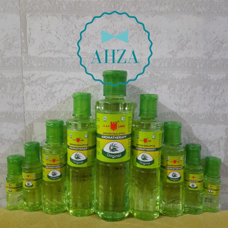 AHZA MINYAK KAYU PUTIH AROMATHERAPY ORIGINAL CAP LANG 15ML/30ML/60ML/120ML