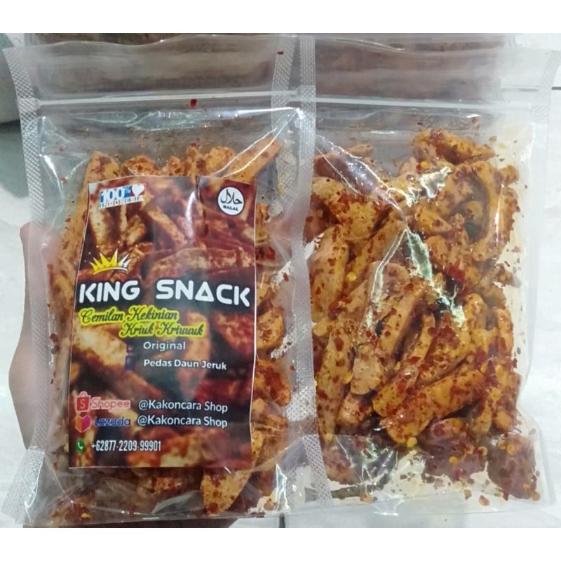 

Basreng pedas daun jeruk