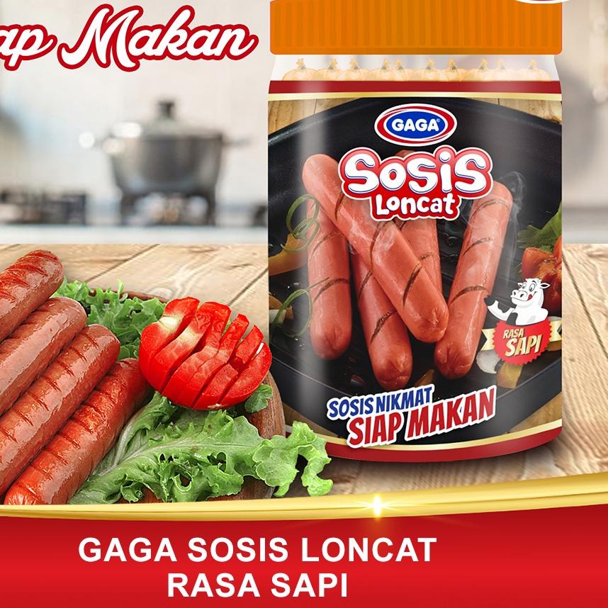 

✭ GAGA Sosis Loncat Sapi 572g 1 PCS (GG98) !
