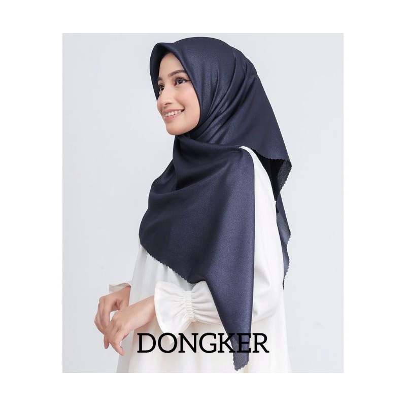 LUXURY PLAIN LC BY UAMAMA SCARF TEPI LACER CUT HIJAB/KERUDUNG GLOWING PESTA MEWAH SEGI EMPATi-DONGKER