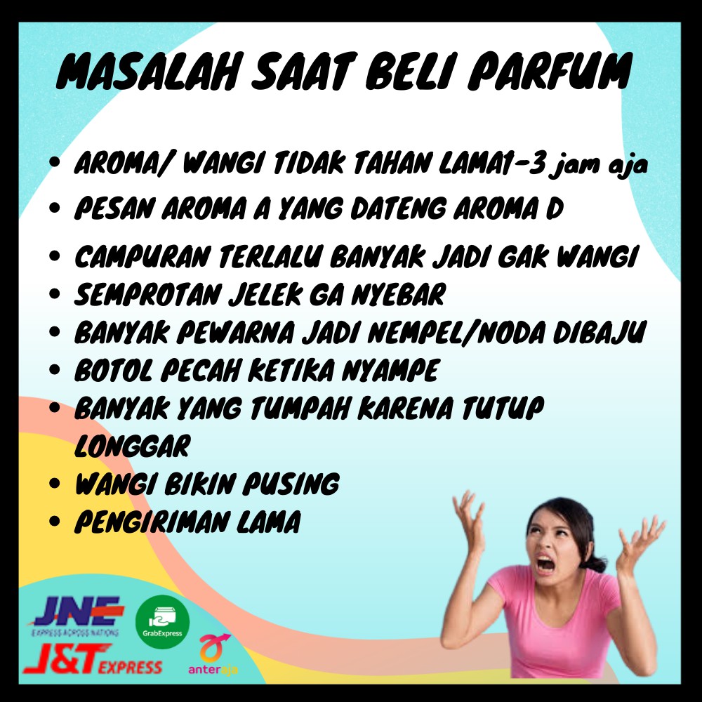 Parfum farfum parfume perfume minyak wangi wanita perempuan tahan lama non alkohol refill isi ulang