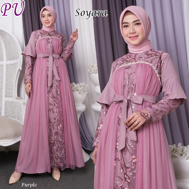 dress pesta premium terbaru MDsoyara