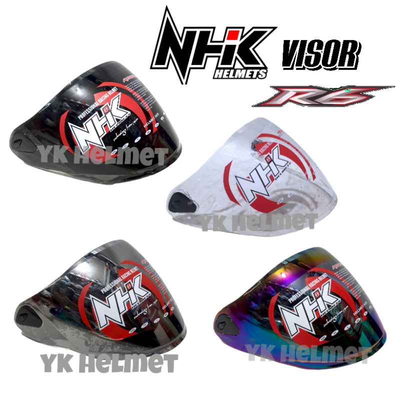 VISOR 100% original HELM NHK R6 kaca helm nhk R6