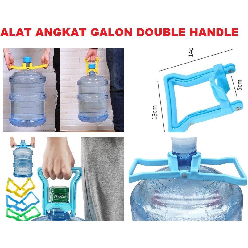 Alat Angkat Galon - AC 95 - Alat Angkat Holder Peralatan Mengangkat Galon Air 2 Handle dan 1 Handle Murah Grosir Garansi Peralatan Dapur Kamar Kos Kost Kamar Tidur dan peralatan rumah tangga lainnya