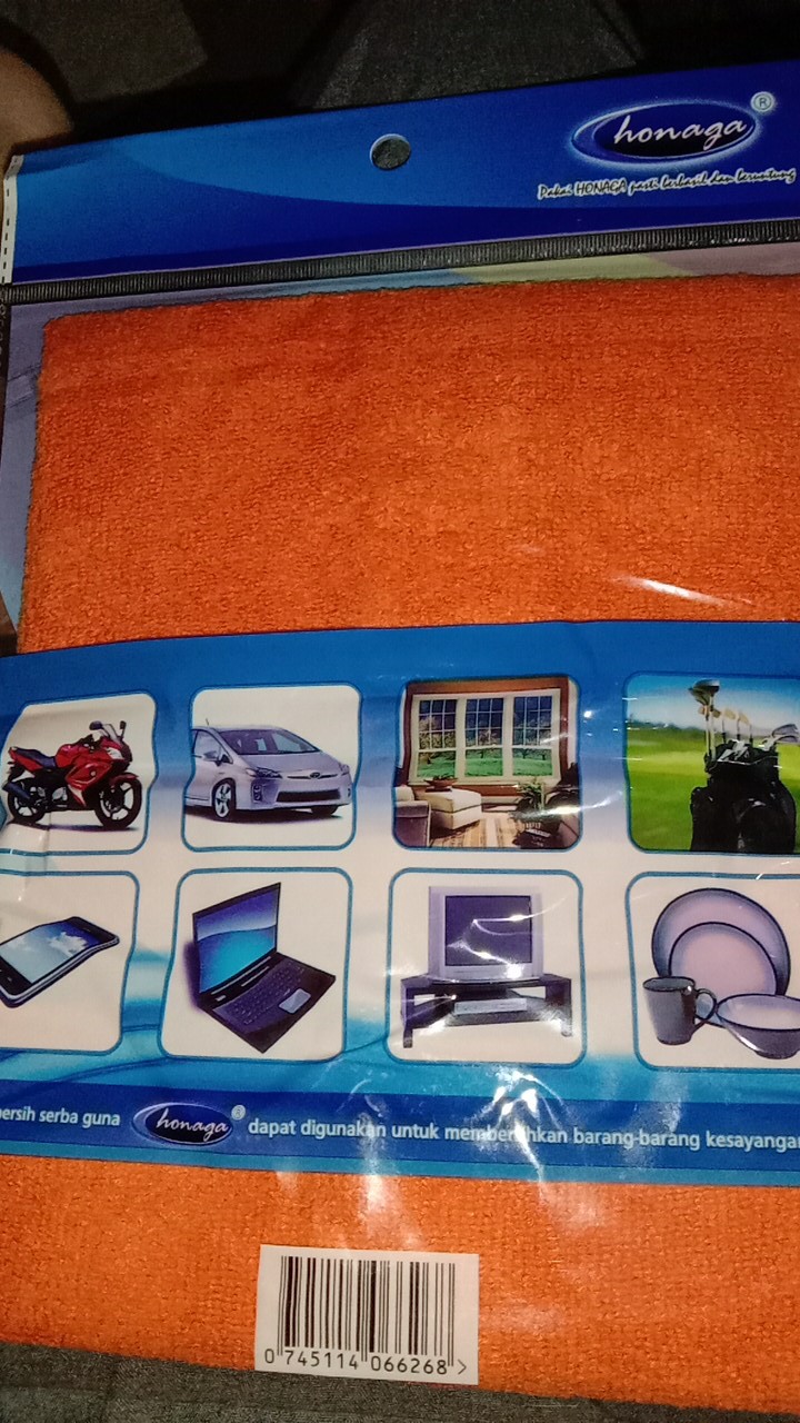 Honaga Kain Lap Microfiber Serbaguna 40x40cm