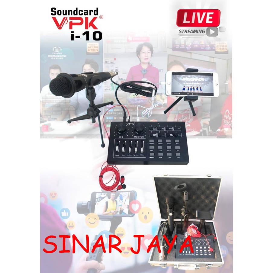 Paketan mixer soundcard VPK i-10
