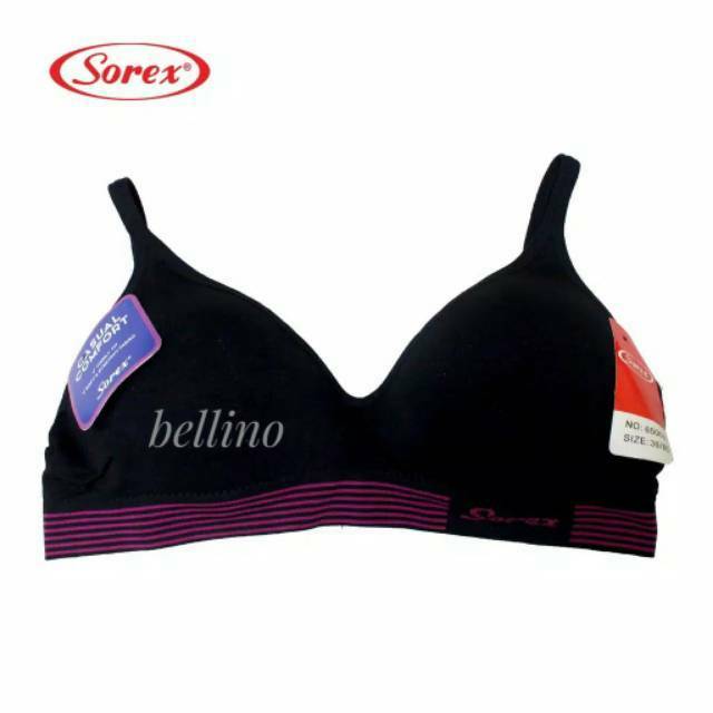 BH SOREX 65003 / BRA SOREX STRIP TANPA KAWAT 34-40