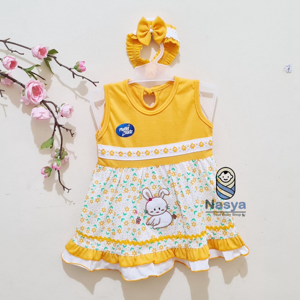 [P-072] Dress Bayi (0-6 bulan) Perempuan Motif Animal cartoon