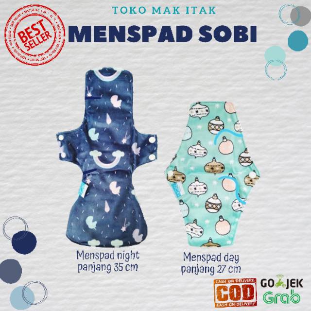 Menspad Sobi | pembalut kain | pembalut cuci ulang | pembalut sehat