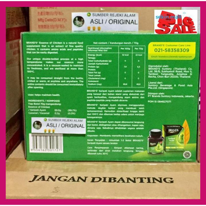 

R6Eruy5- Brands Sari Pati Ayam 70Gram Ukuran Besar 12 Botol R5We46-