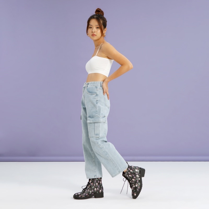 VIERLIN - Jeans 7320 -  HW CARGO JEANS