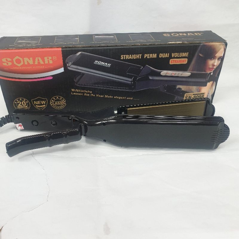 Alat Catok SONAR SN-8098 Catokan Rambut Suhu REBONDING Lurus Straight Hair Murah Berkualitas