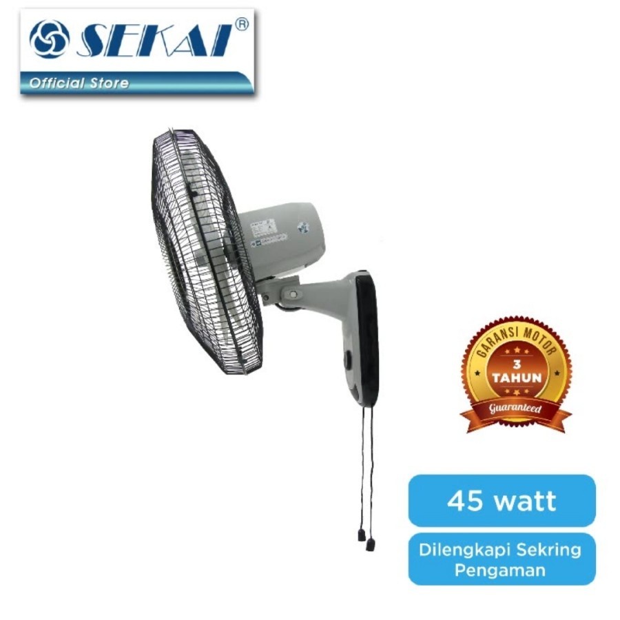 Kipas Fan Angin Dinding Wall Sekai 16 Inch WFN 1626 - Hemat Listrik