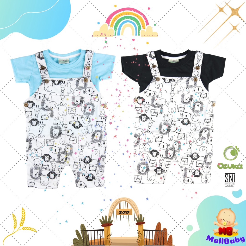 Baju Kodok Bayi Jumper Bayi Laki Laki Lucu Baju Bayi Cowok Kaos Katun Premium Ozuka