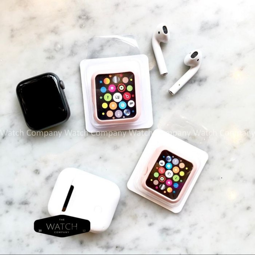 Silicon Rubber Case Apple Watch iWatch IWO Series 44mm 42mm 38mm 40mm 2 3 4 5  cover bumper soft