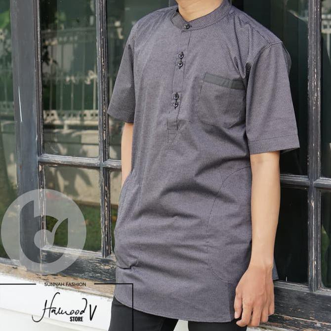 Kurta Stripe Bunayya Size Xl Kurta Bunayya Gamis Salur Garis