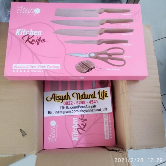 

Ag77Z75 Stein Diamond Knives Set / Pisau Set 85Yq1056R5