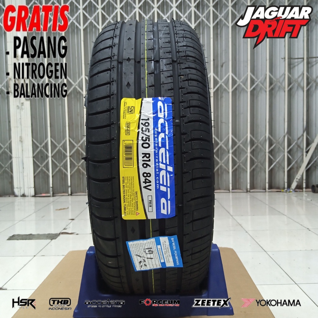 Ban Ukuran 195 50 R16 Accelera PHI-R - Brio Agya Sigra Cayla Sirion Ban Mobil Ring 16