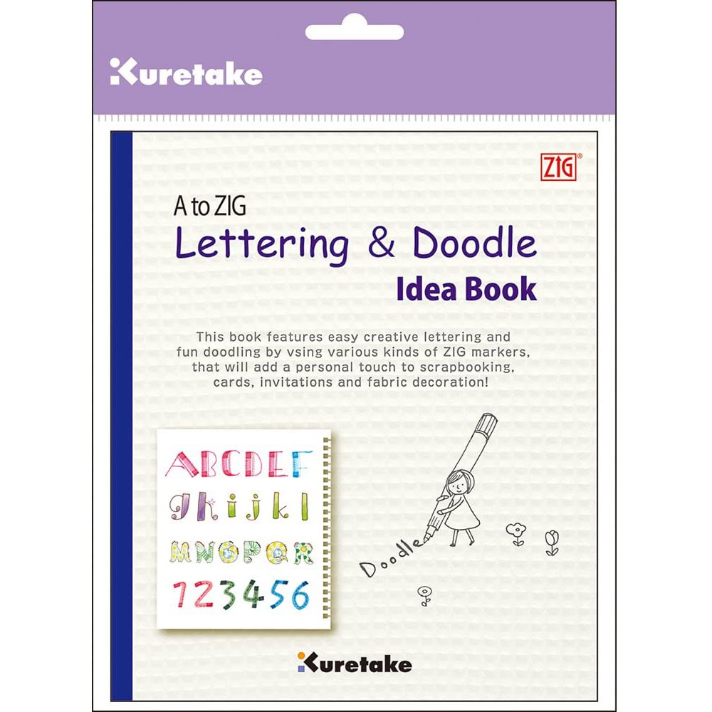 

A to ZIG LETTERING & DOODLE IDEA BOOK