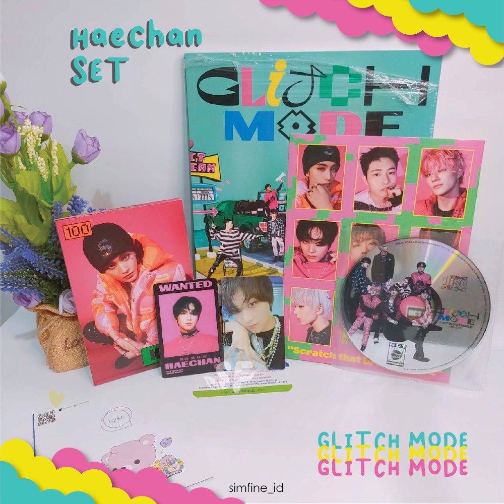 [Ready Stock] Album Glitch Mode NCT Dream Haechan Set