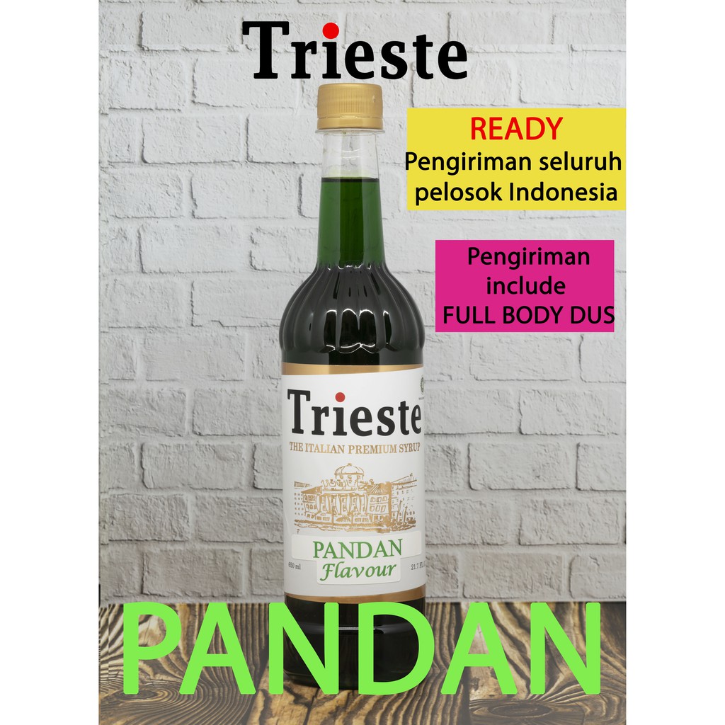 

TRIESTE SYRUP rasa PANDAN