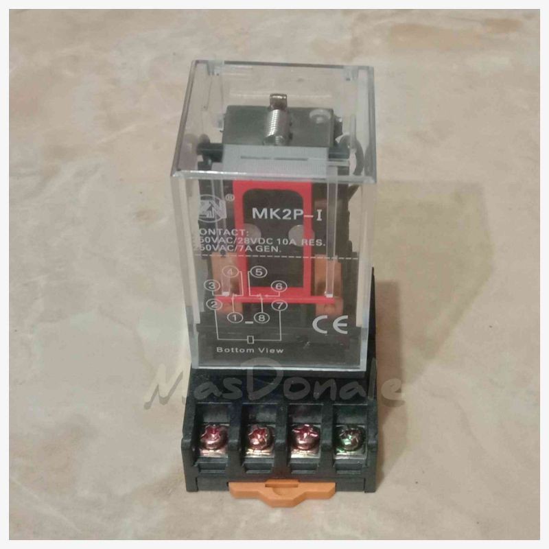 Jual Relay 8 pin 220 volt Otomatis Listrik PLN + Socket | Shopee Indonesia