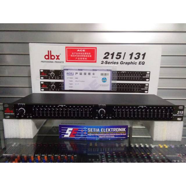 Equalizer dbx-215/131 Graphic EQ