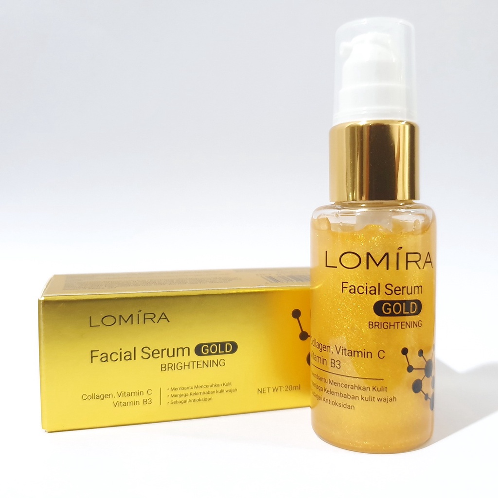 ✨ AKU MURAH ✨ SERUM WAJAH GOLD LOMIRA BPOM // LOMIRA FACIAL SERUM GOLD