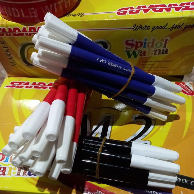 

SPIDOL SNOWMAN Marker kecil 12pcs(1lsn)