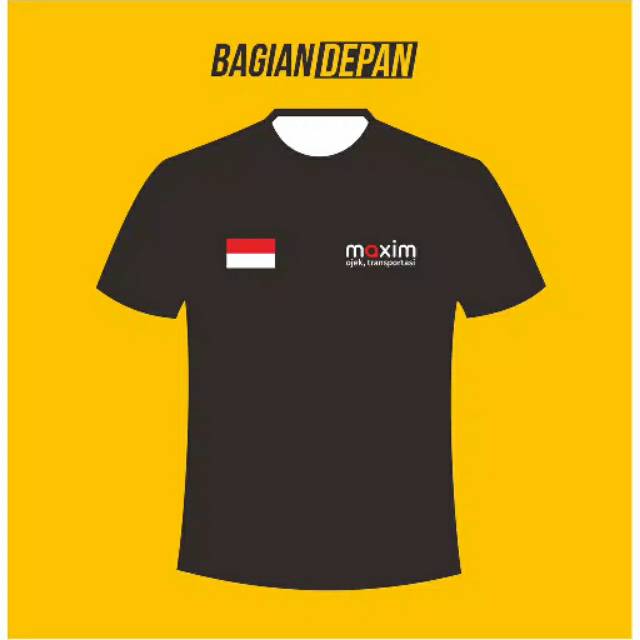 Kaos MAXIM Ojek Transportasi