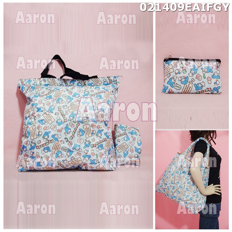 Ecobag Resleting My Melody/Tas Lipat My Melody/ Tas Belanja My Melody 021409
