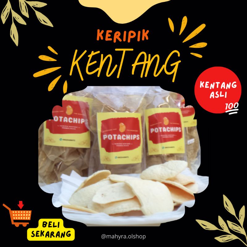 

KERIPIK KENTANG | Asli Kentang, Snack Gurih Bikin Nagih