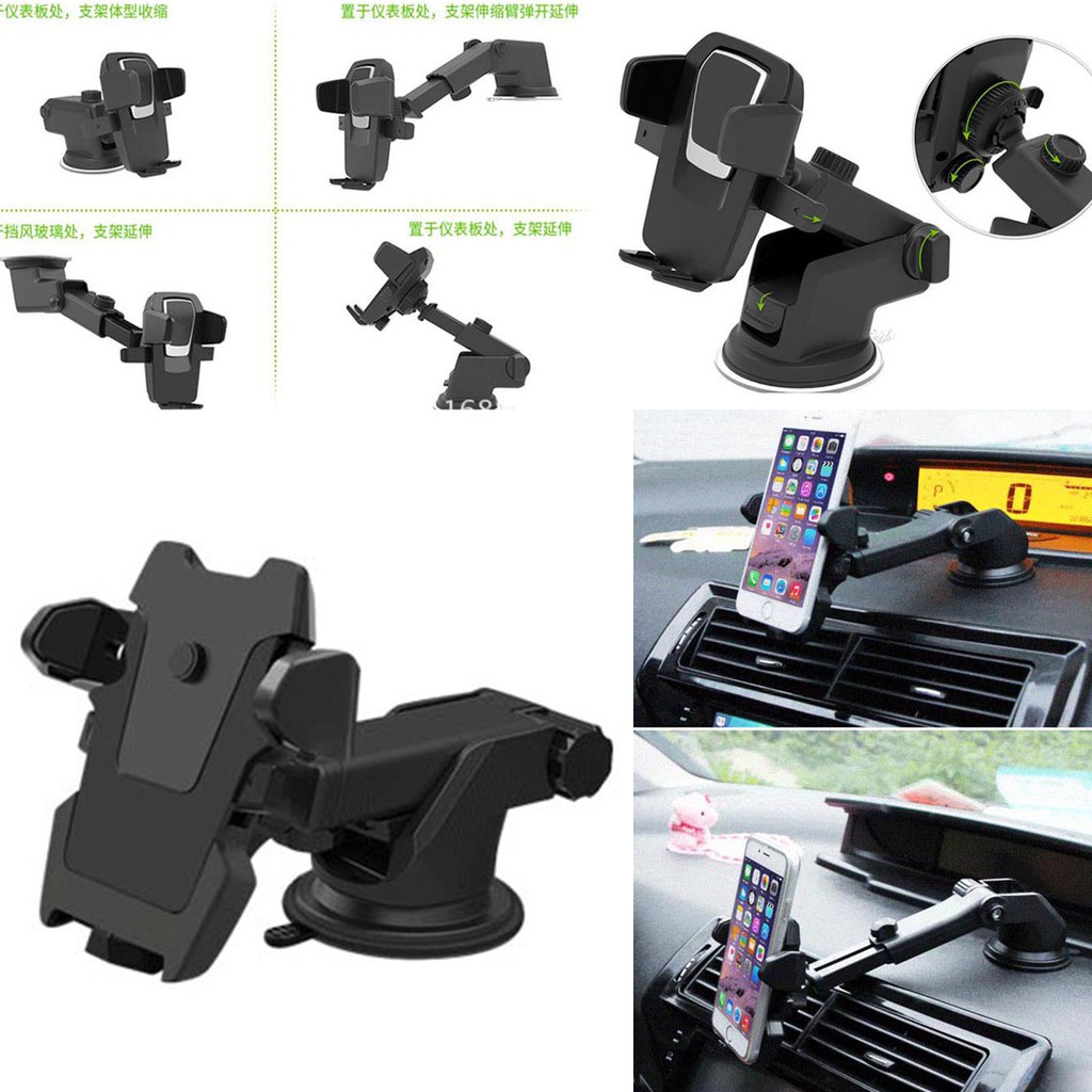 MPro Car Holder Smartphone Transformer for Smartphone with Suction Cup Taffware handphone T003 jnp