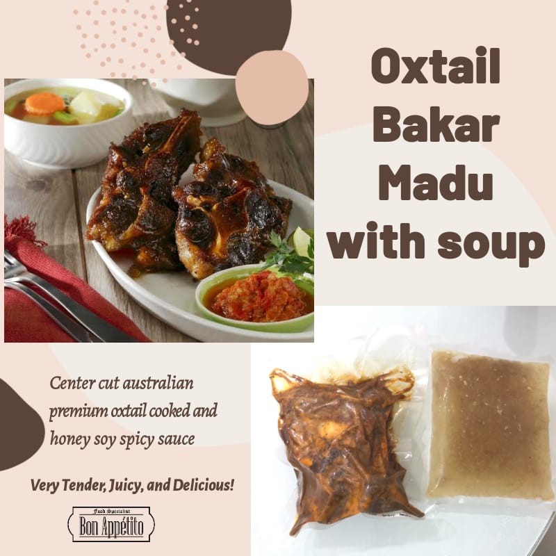 

Oxtail Bakar Madu / Buntut Bakar Madu / Frozen Food / Marinated / Oxtail