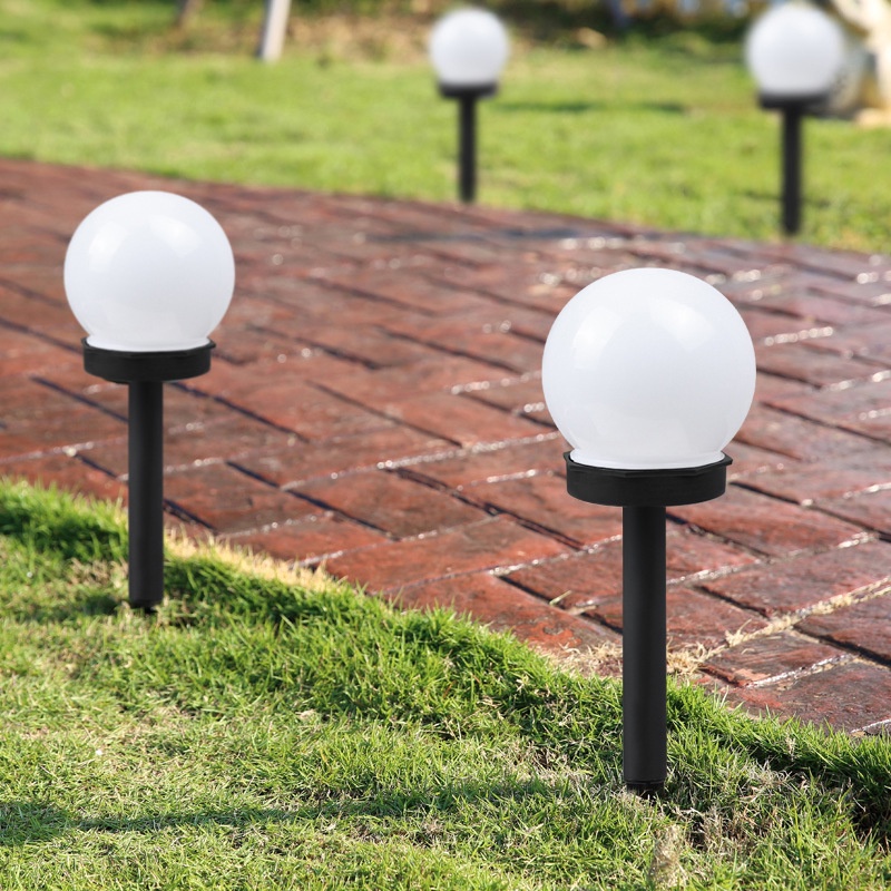 Lampu Bohlam LED Tenaga Surya Bentuk Bulat Untuk Taman / Outdoor / Pesta Pernikahan
