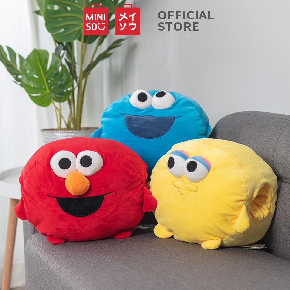 {BISA COD} Miniso Official Sesame Street bantal tidur meja bantal lucu sleeper pillow kecil STOK