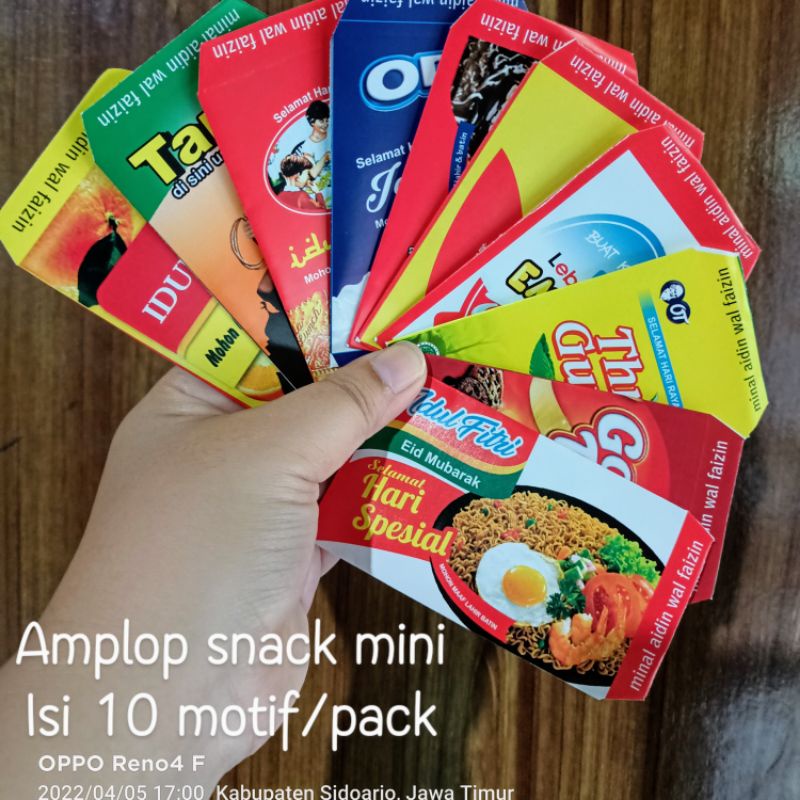 

Amplop snack/amplop viral/amplop snack lebaran