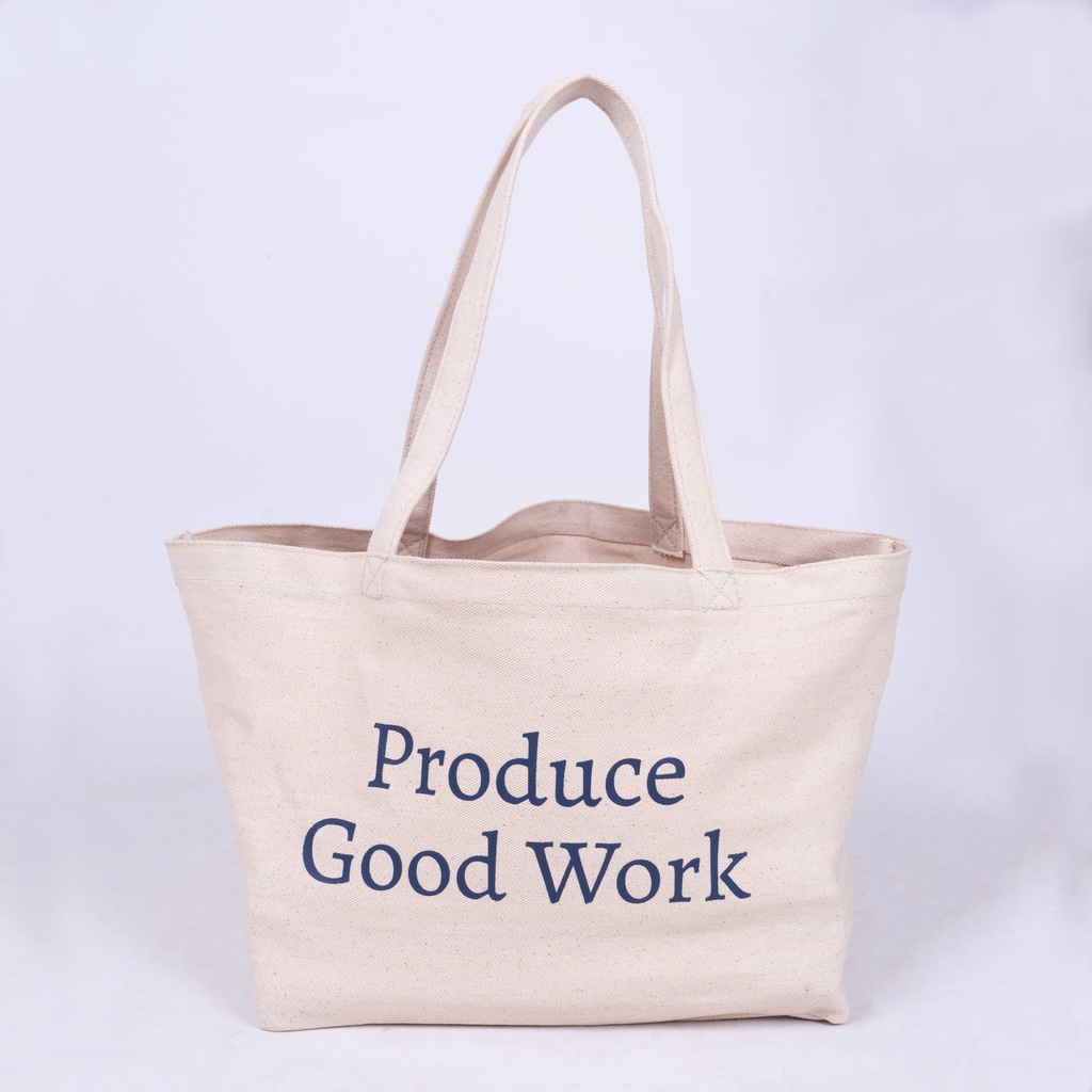 EARTHY GENOVA -  Produce Good Work Canvas Tote Bag