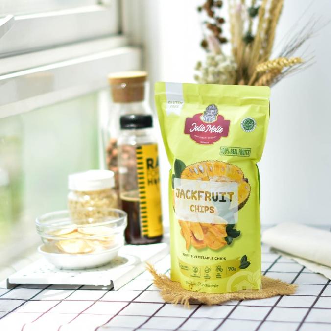 

Jolie Molie Jackfruit Chips / Keripik Nangka 70 Gr