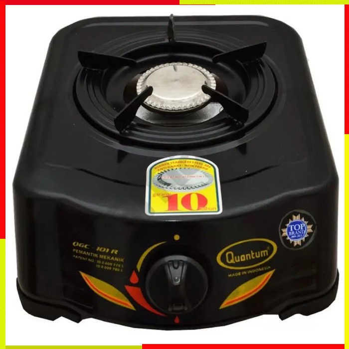 KOMPOR GAS 1 TUNGKU QUANTUM QGC101R  KOMPOR GAS 1 TUNGKU ORIGINAL MURAH