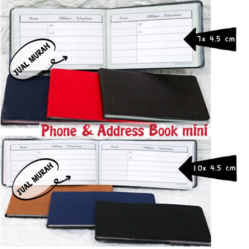 

buku alamat telpon / address Phone book mini