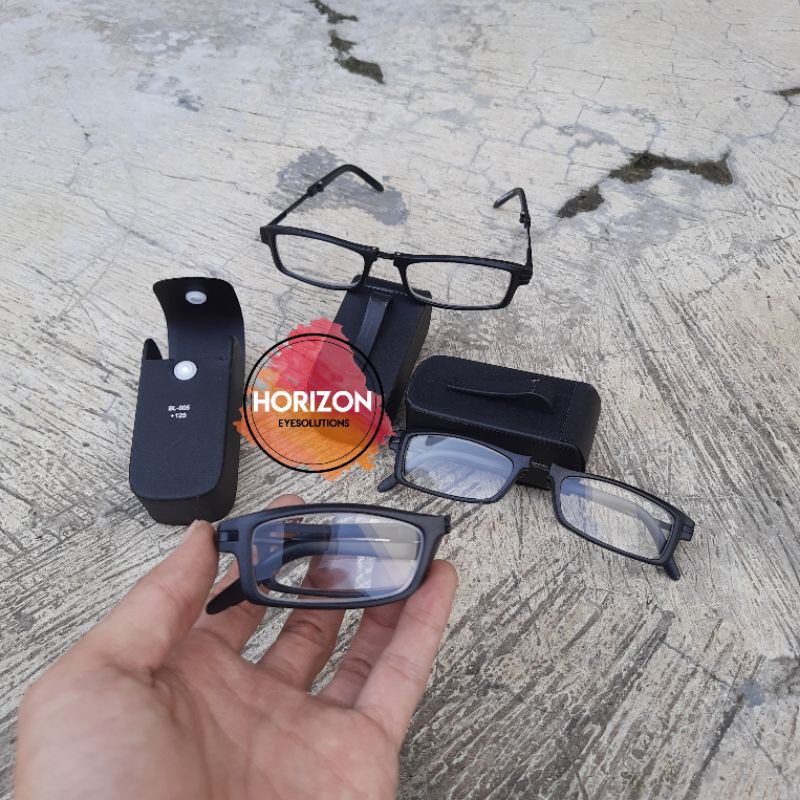 kacamata baca lipat unik kacamata plus free box