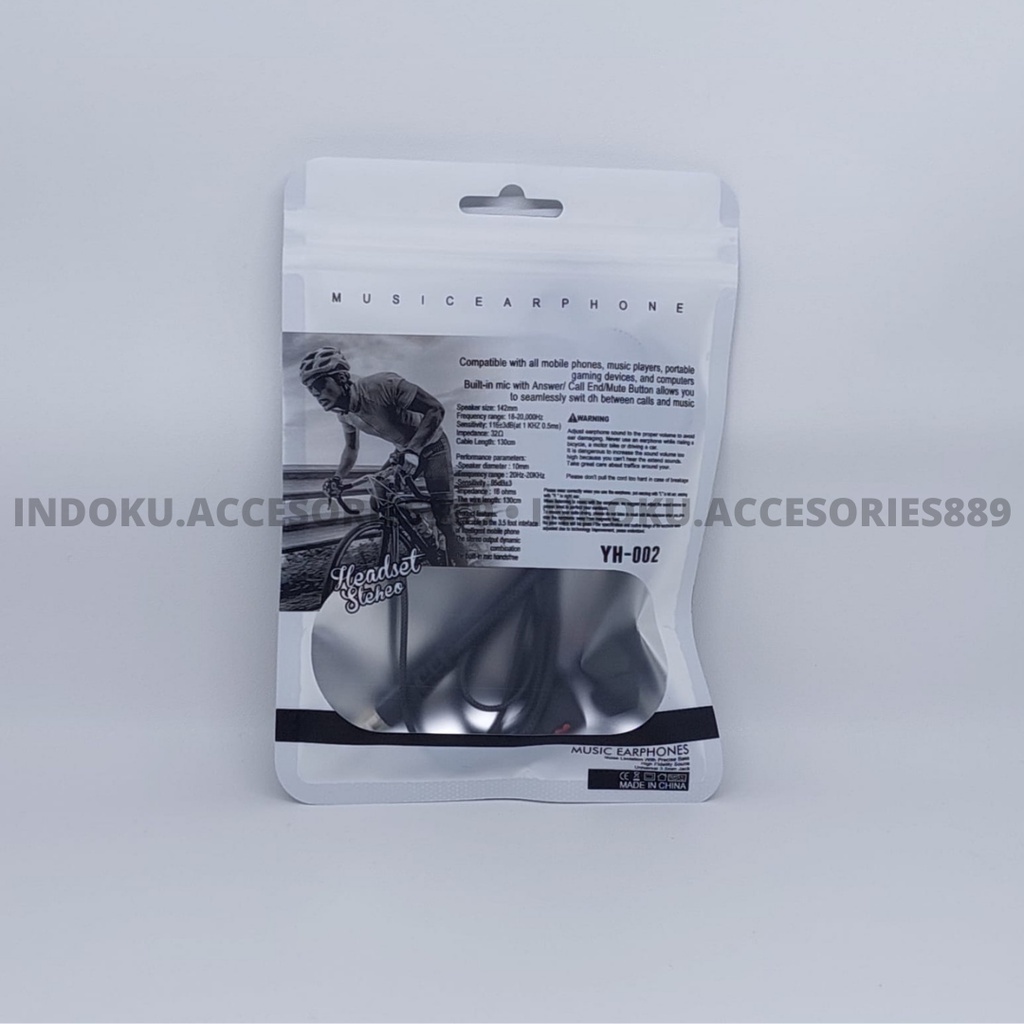 Headset Stereo PM-02 Packing Plastik EXTRA BASS