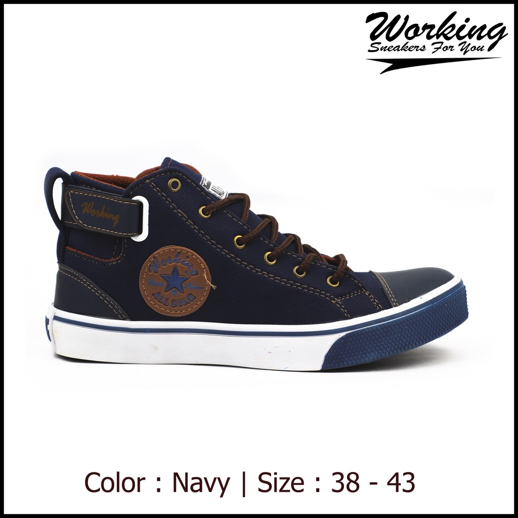 Sepatu Pria Boot Working Converse // Sepatu Sneakers Kasual