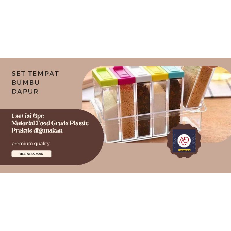 Tempat Bumbu Dapur Set Unik